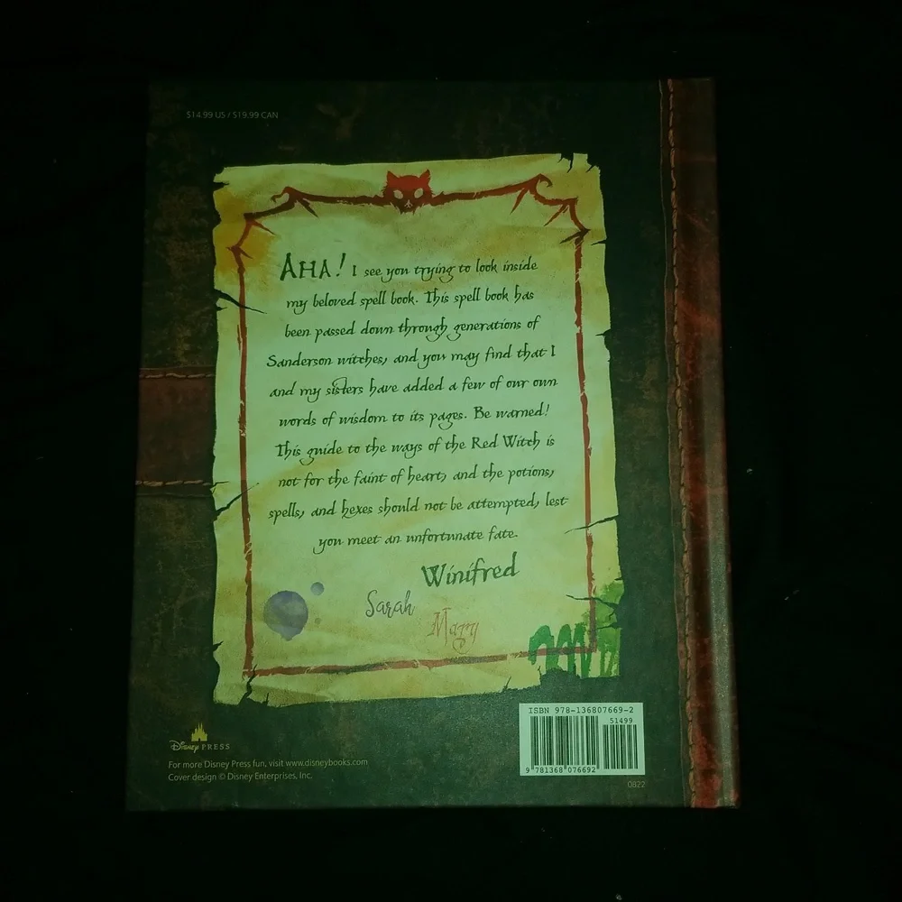 Hocus Pocus Spell Book - Picture 2 of 4